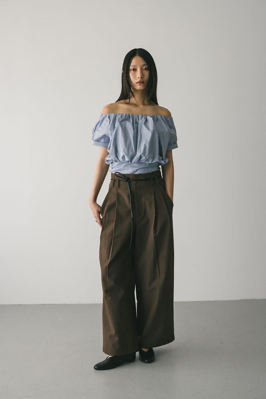 STYLEMIXER「ショルダーギャザートップ」|シャツ・ブラウス|