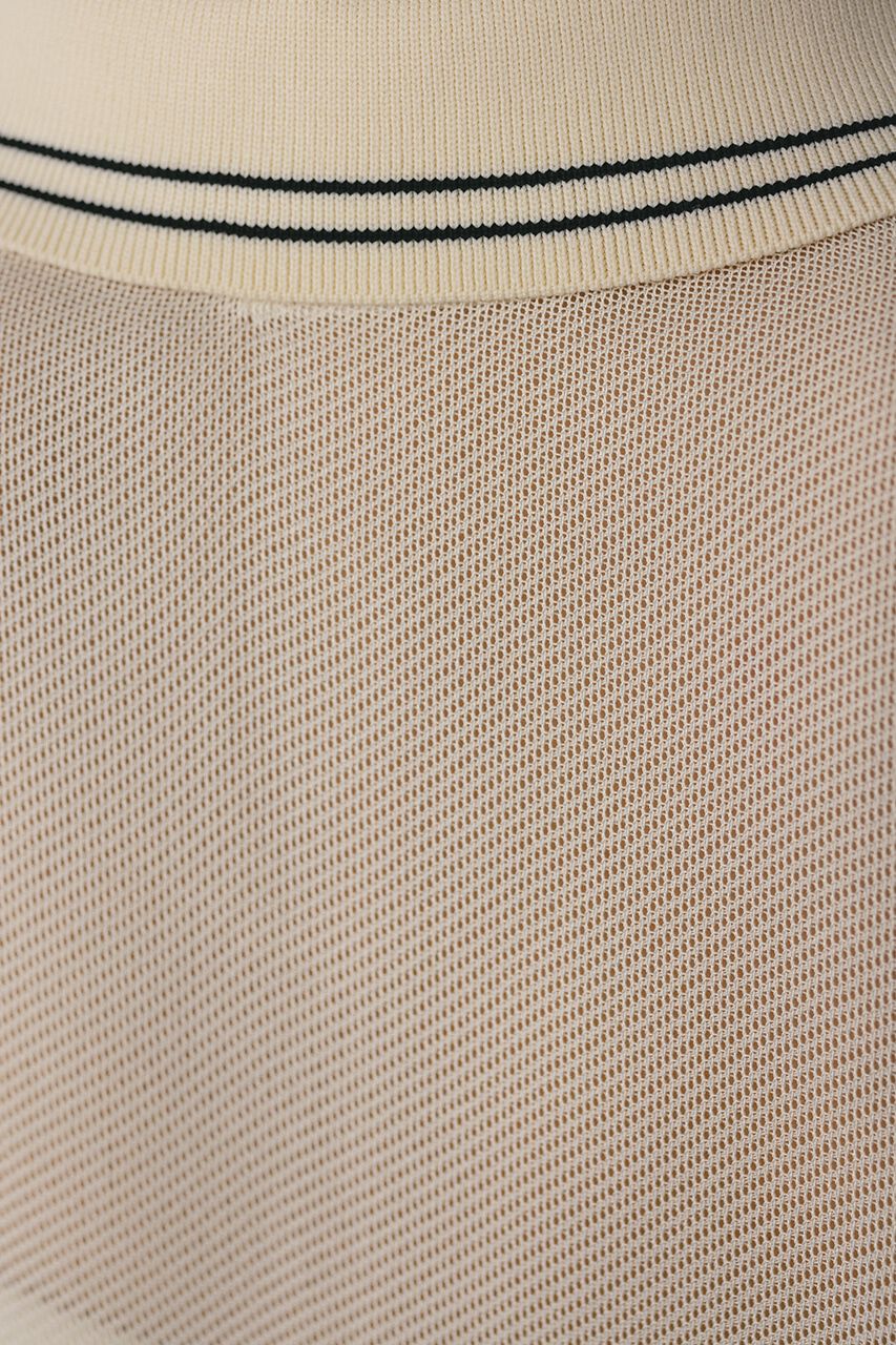 STYLEMIXER「ラインカラーメッシュトップ」|ニット・セーター|