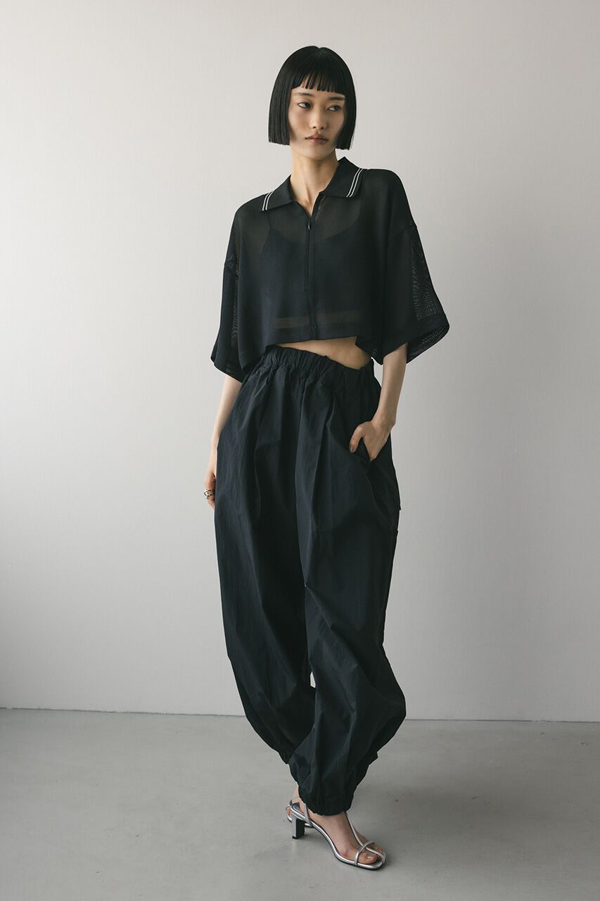 STYLEMIXER「ラインカラーメッシュトップ」|ニット・セーター|