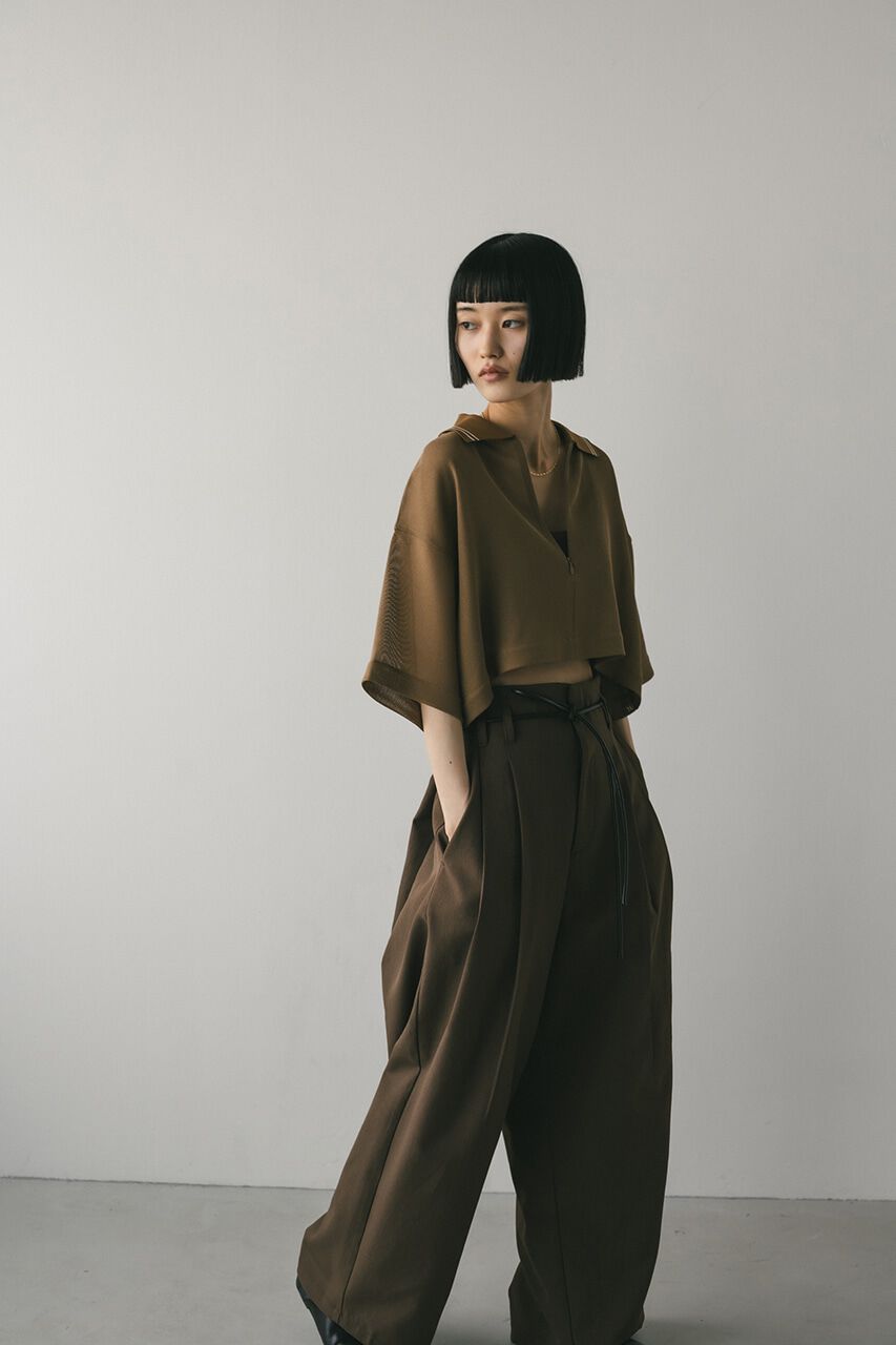 STYLEMIXER「ラインカラーメッシュトップ」|ニット・セーター|