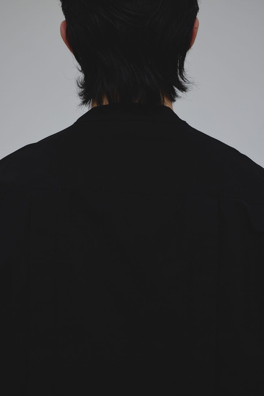 STYLEMIXER「タックデザインノーカラーシャツ」|シャツ・ブラウス|