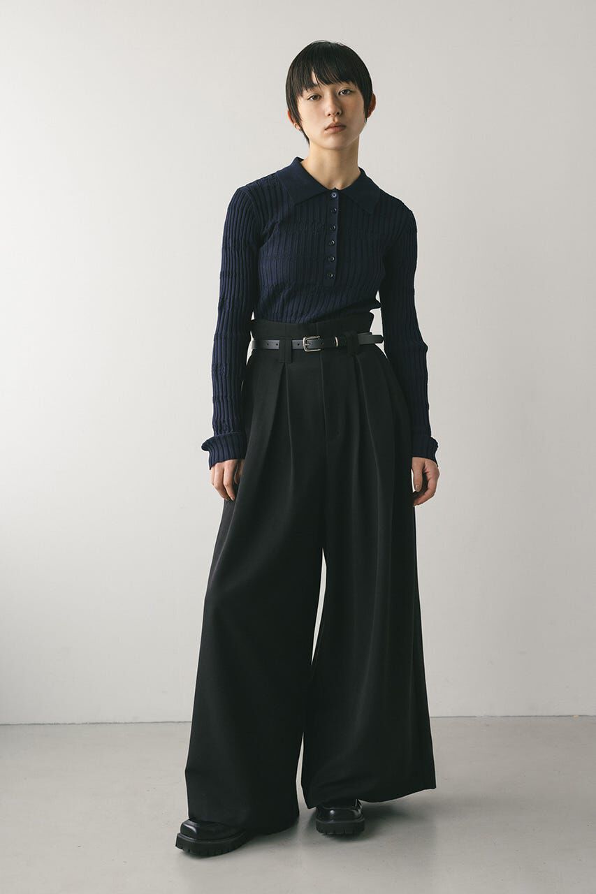 STYLEMIXER「ハイウエストタックワイドパンツ」|その他|