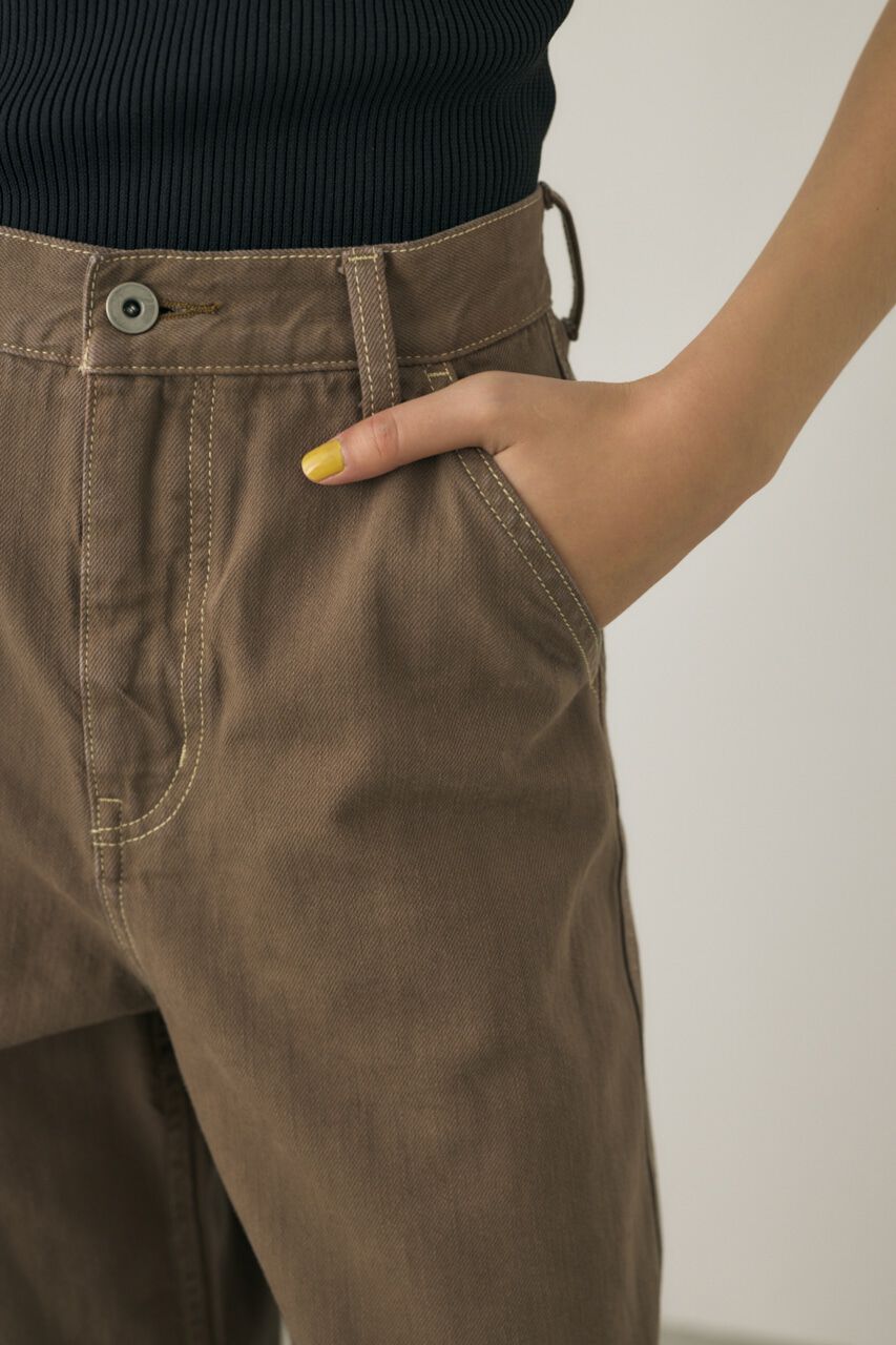 MOUSSY「ルーズストレートデニムパンツ　オーガニックコットン使用」|デニム|