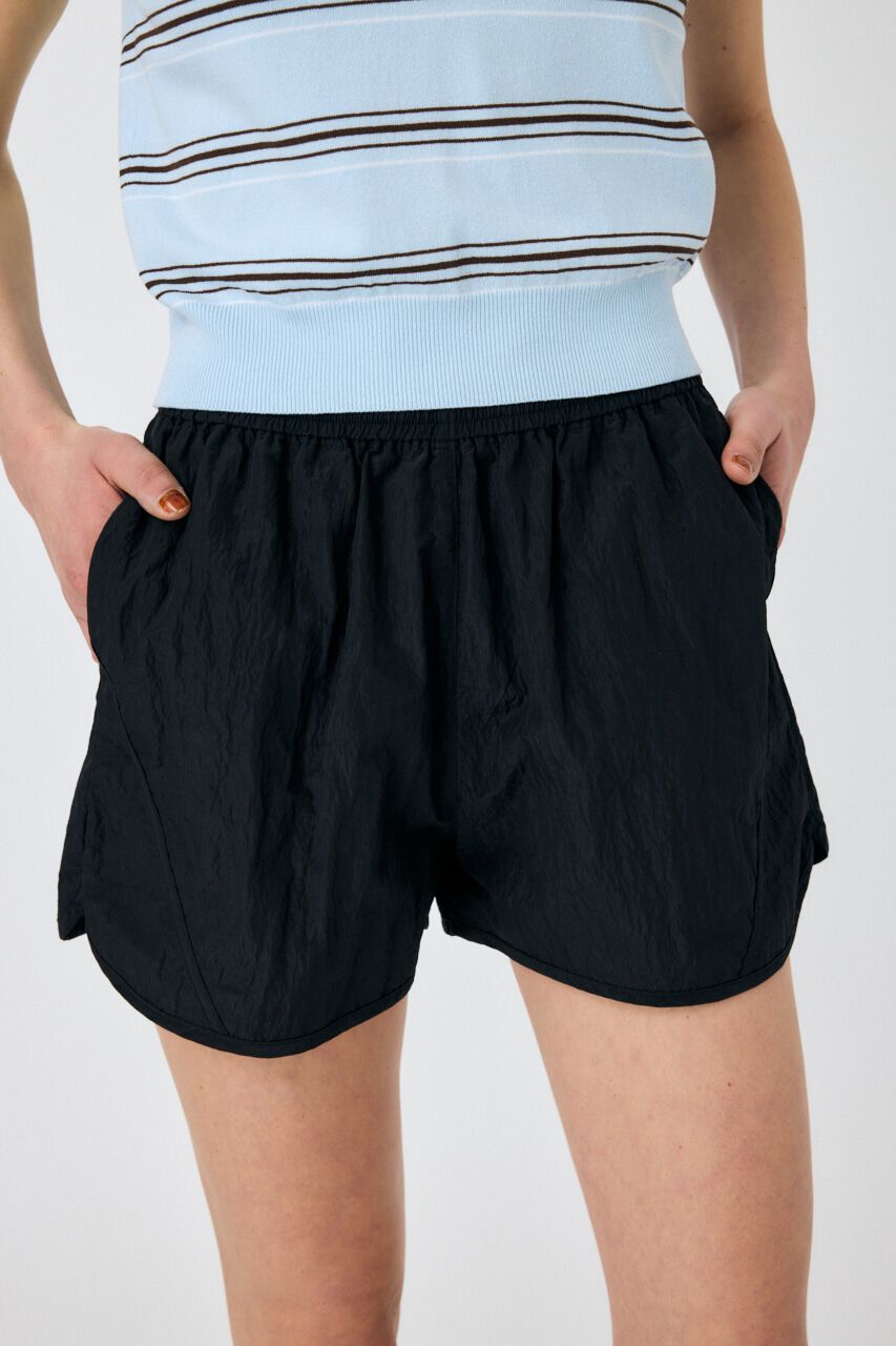 MOUSSY「NYLON トラックショーツ」|その他|BLK