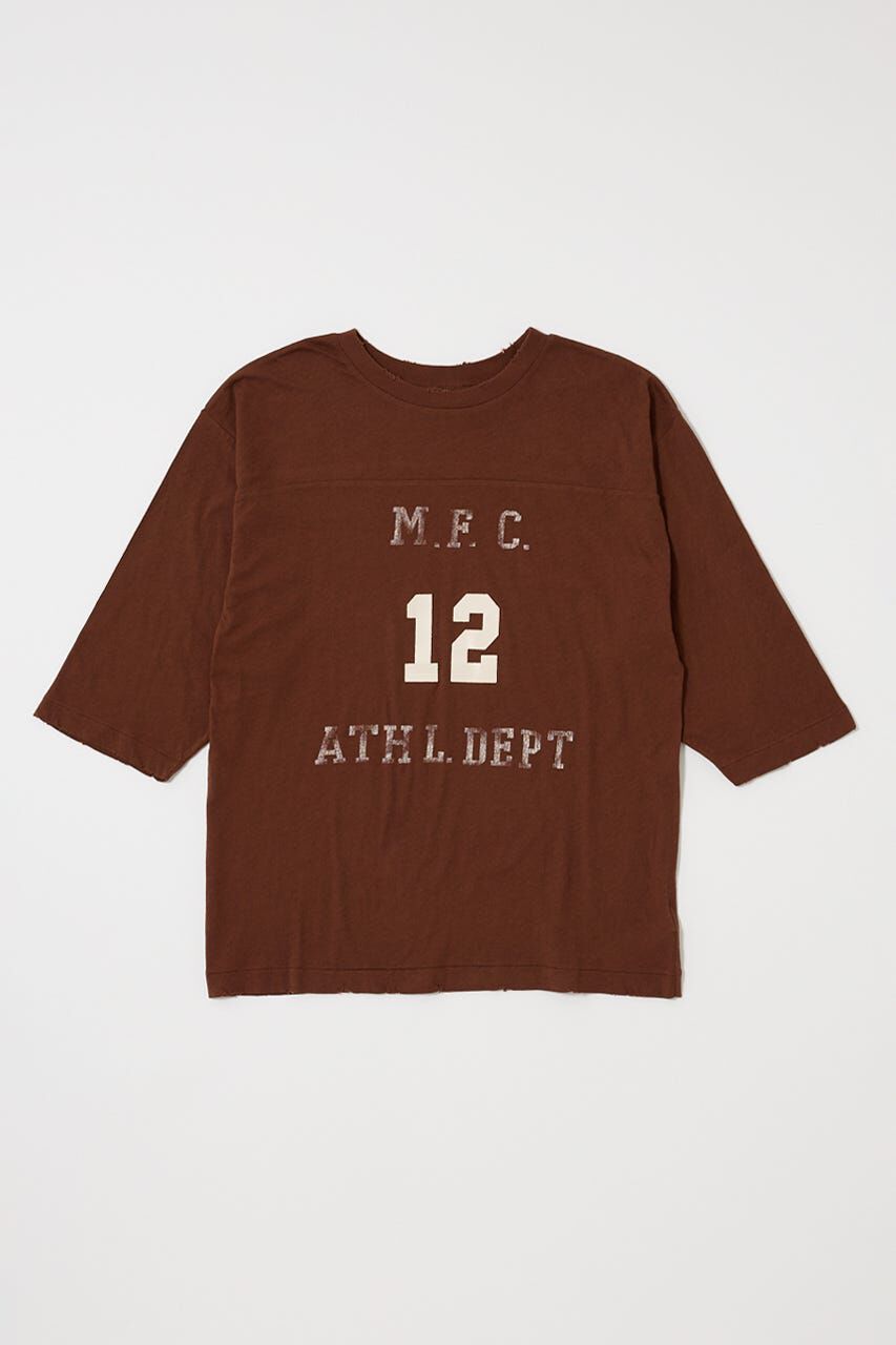 MOUSSY「BROKEN フットボール TEE」|Tシャツ・カットソー|BRN