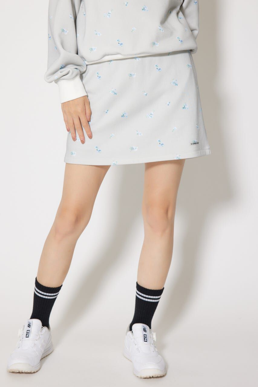rienda「フラワースウェットタイトスカート」|スカート|