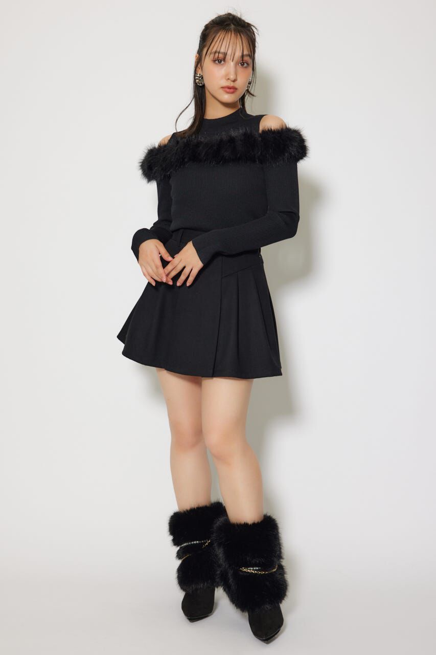 rienda「ボンディングストラクチャーミニスコートショートパンツ」|その他|