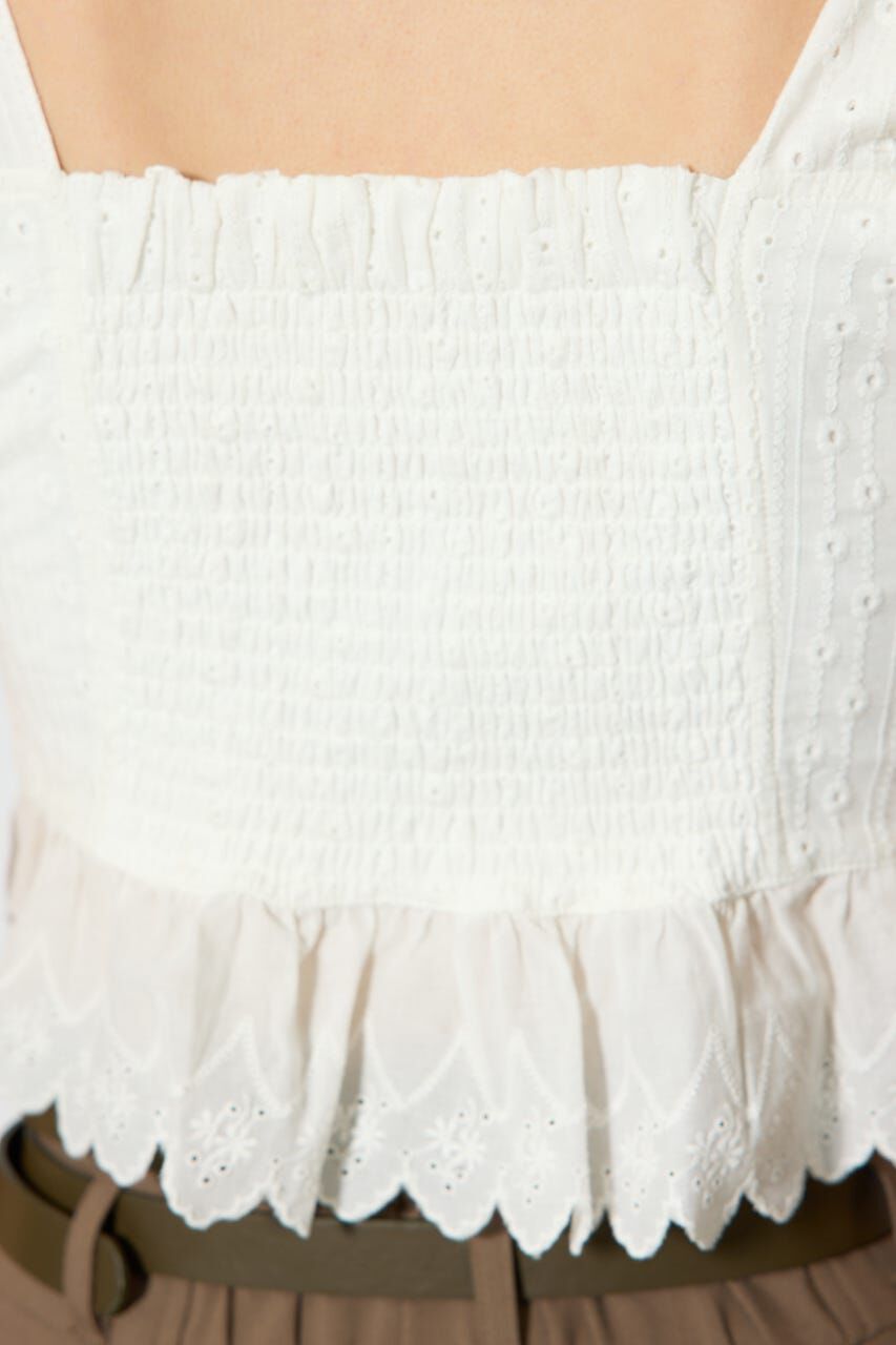 rienda「コットンレースブラウス」|シャツ・ブラウス|