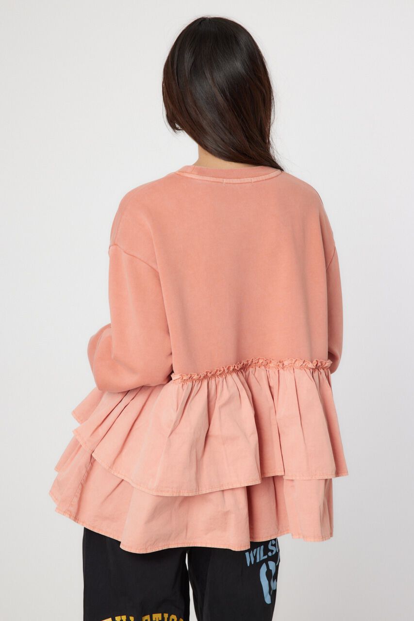 RODEO CROWNS「ピグメント布帛ドッキングトップス」|Tシャツ・カットソー|