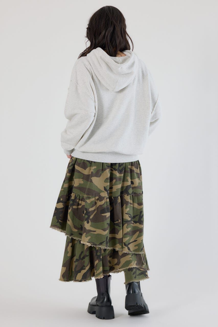 RODEO CROWNS「CAMOランダムティアードスカート」|スカート|