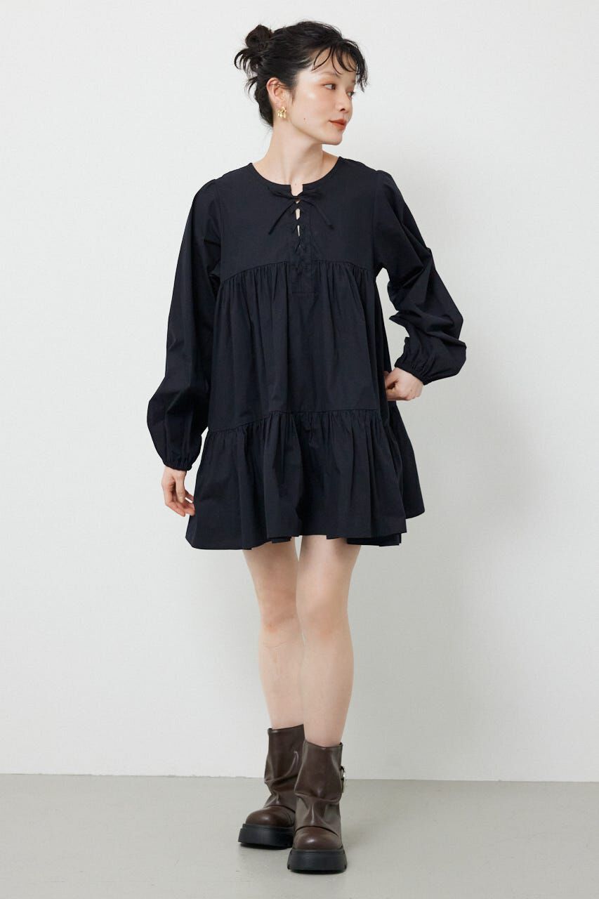 RODEO CROWNS「レースアップ2WAYチュニックワンピース」|ワンピース|