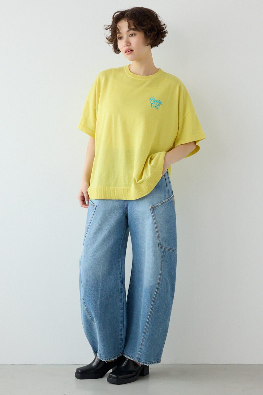 RODEO CROWNS「フラワーロゴニットトップス」|ニット・セーター|