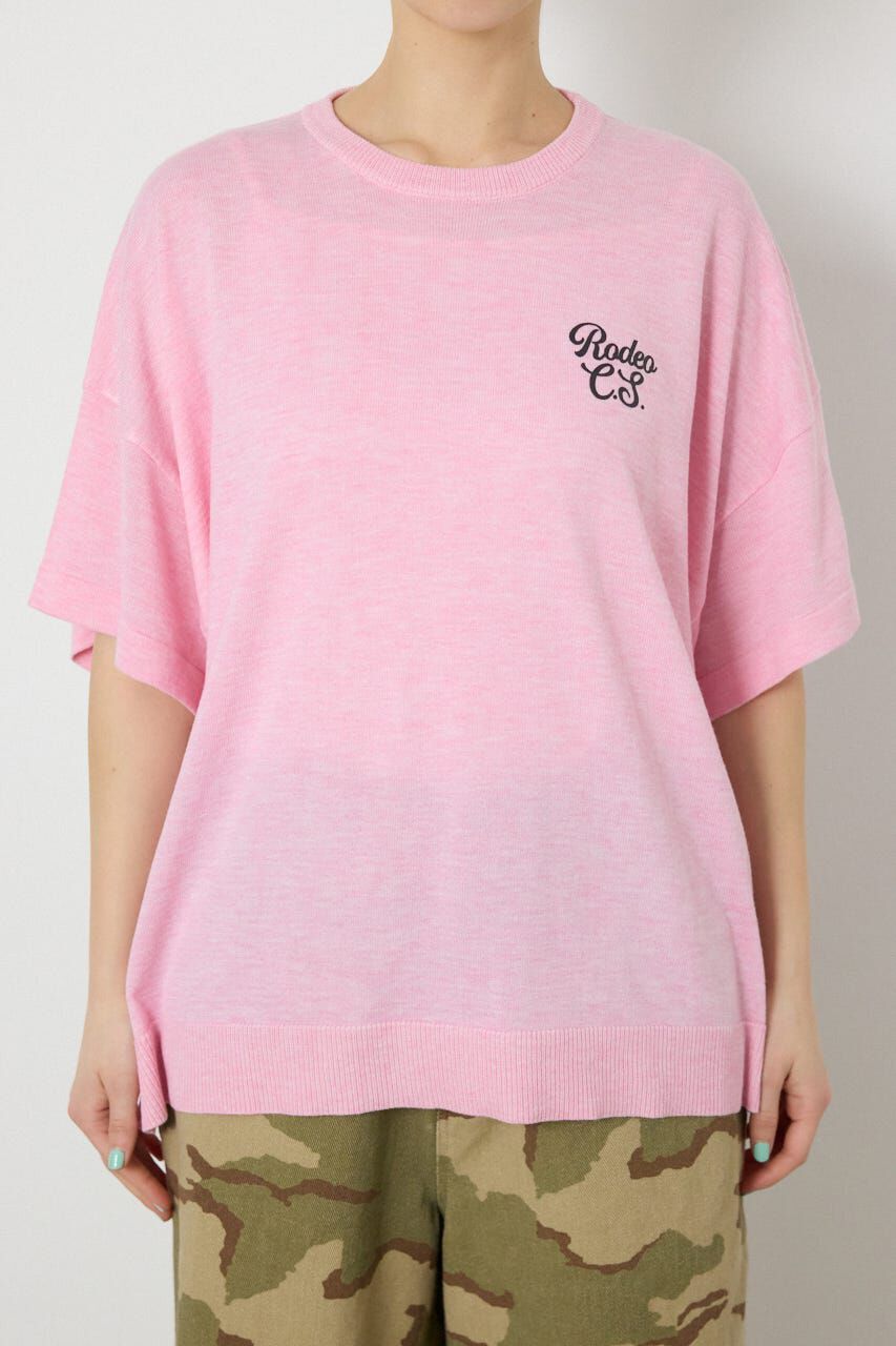 RODEO CROWNS「フラワーロゴニットトップス」|ニット・セーター|