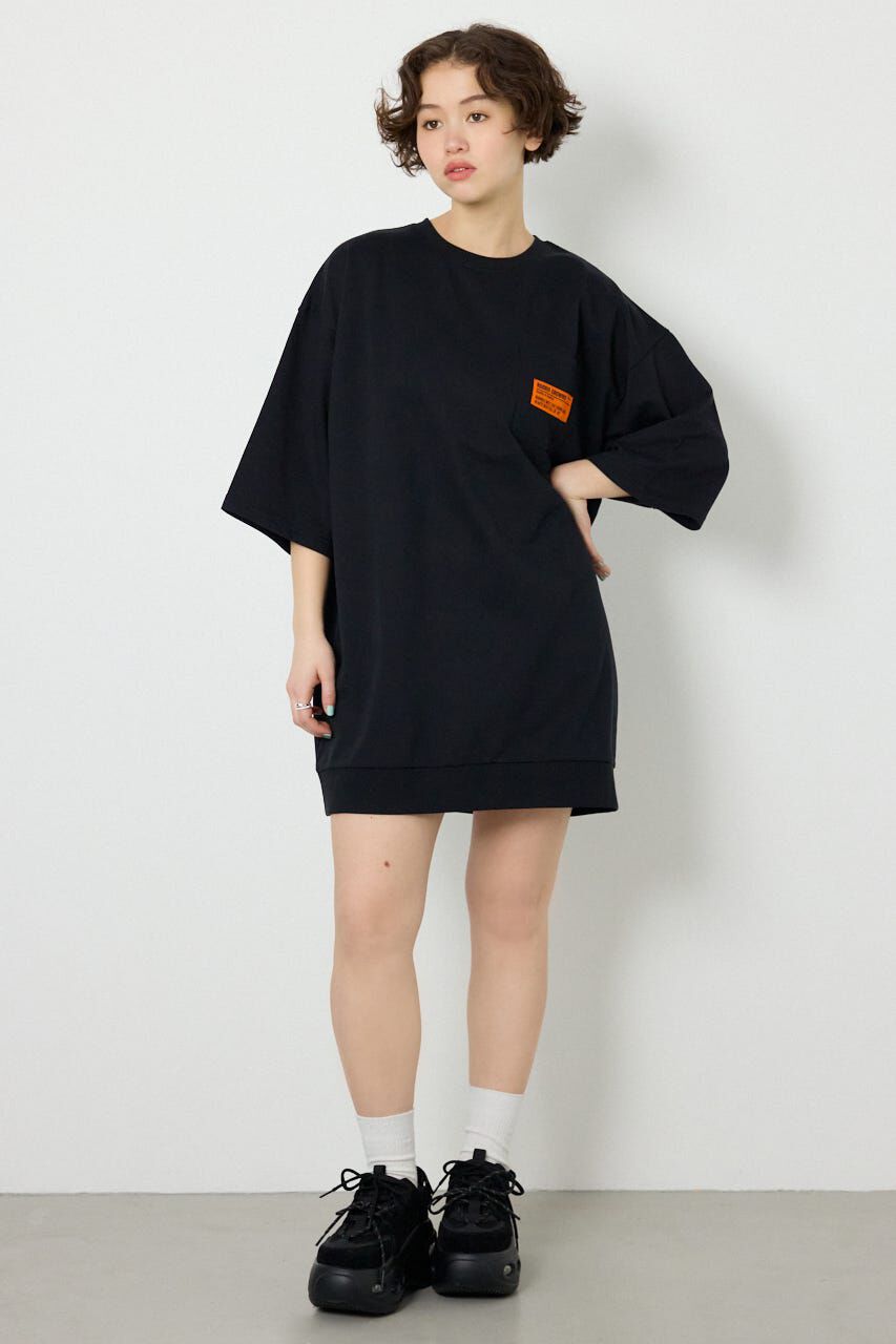 RODEO CROWNS「ペイントロゴハーフスリーブワンピース」|ワンピース|