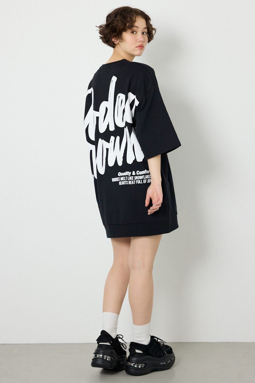 RODEO CROWNS「ペイントロゴハーフスリーブワンピース」|ワンピース|