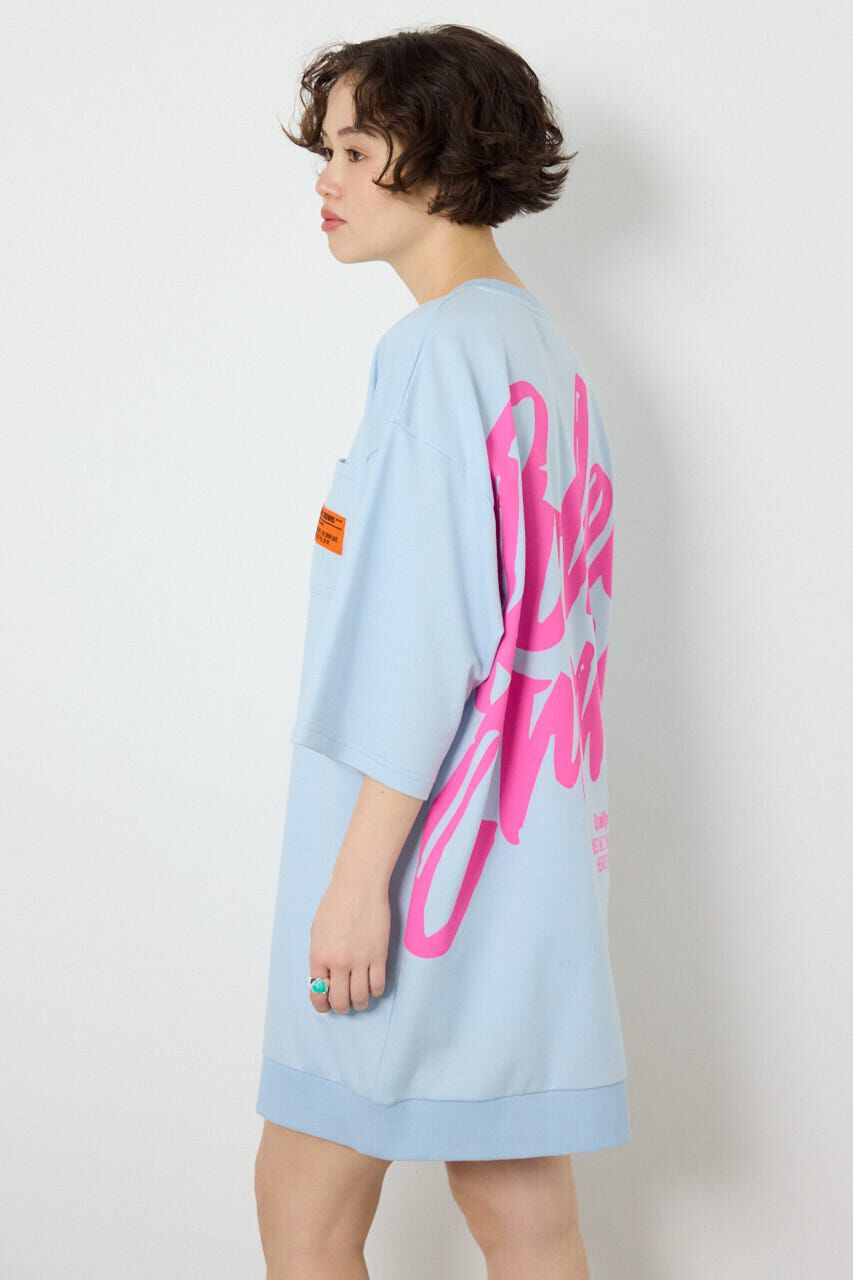 RODEO CROWNS「ペイントロゴハーフスリーブワンピース」|ワンピース|