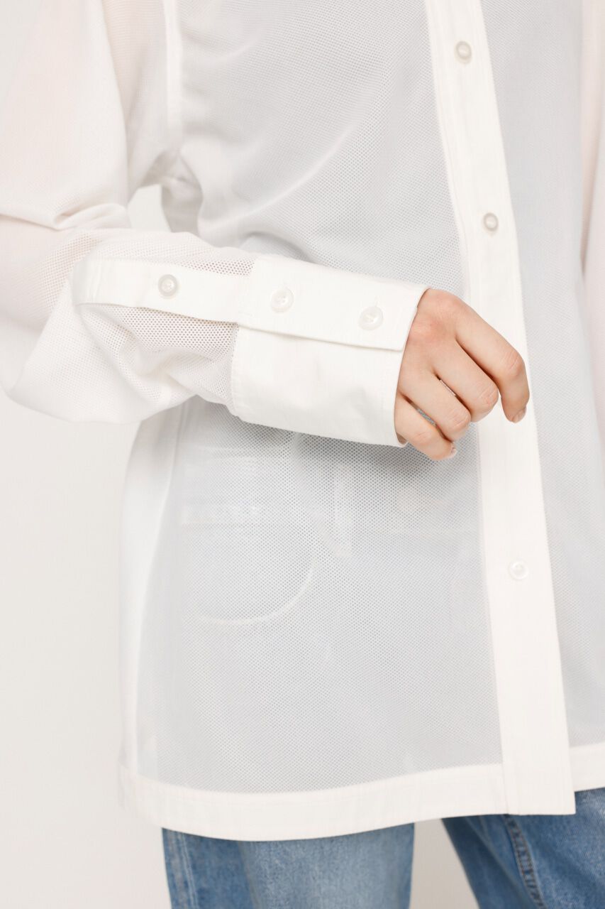 SLY「SHEER MESH シャツ」|シャツ・ブラウス|