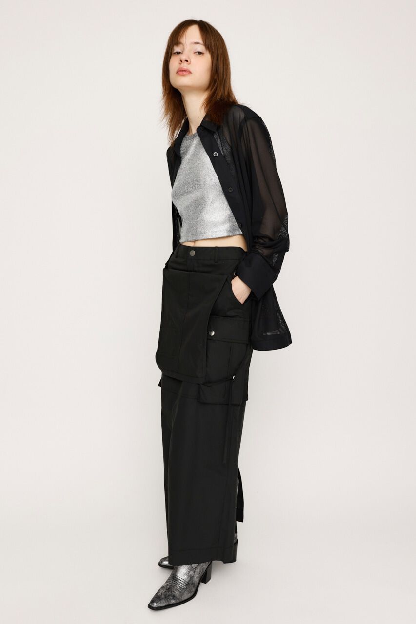 SLY「SHEER MESH シャツ」|シャツ・ブラウス|