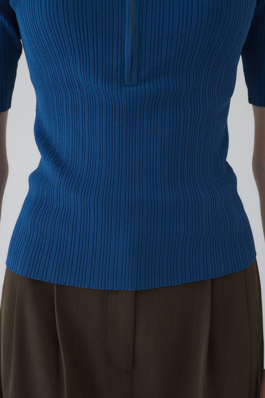 RIM.ARK 「Rib zipper knit tops」|ニット・セーター|