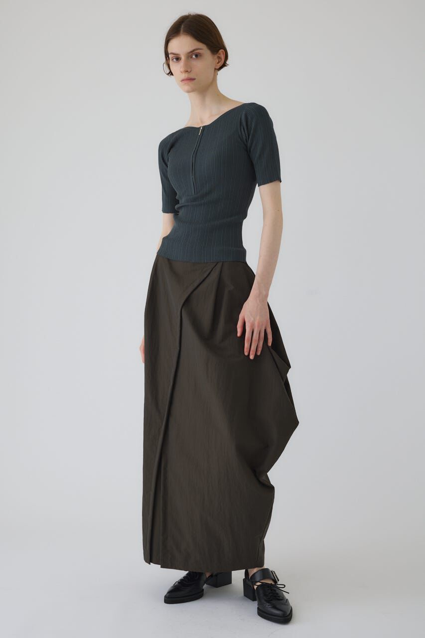 RIM.ARK 「Rib zipper knit tops」|ニット・セーター|