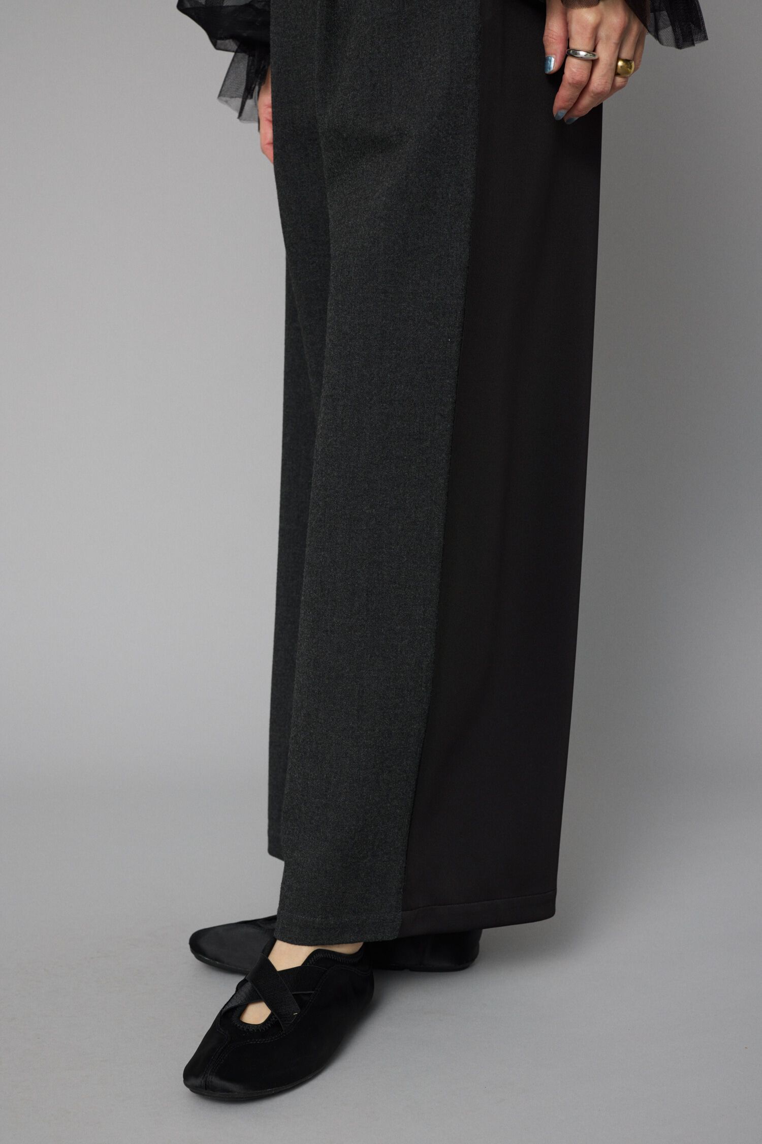 HeRIN.CYE「Bi color wide pants」|その他|
