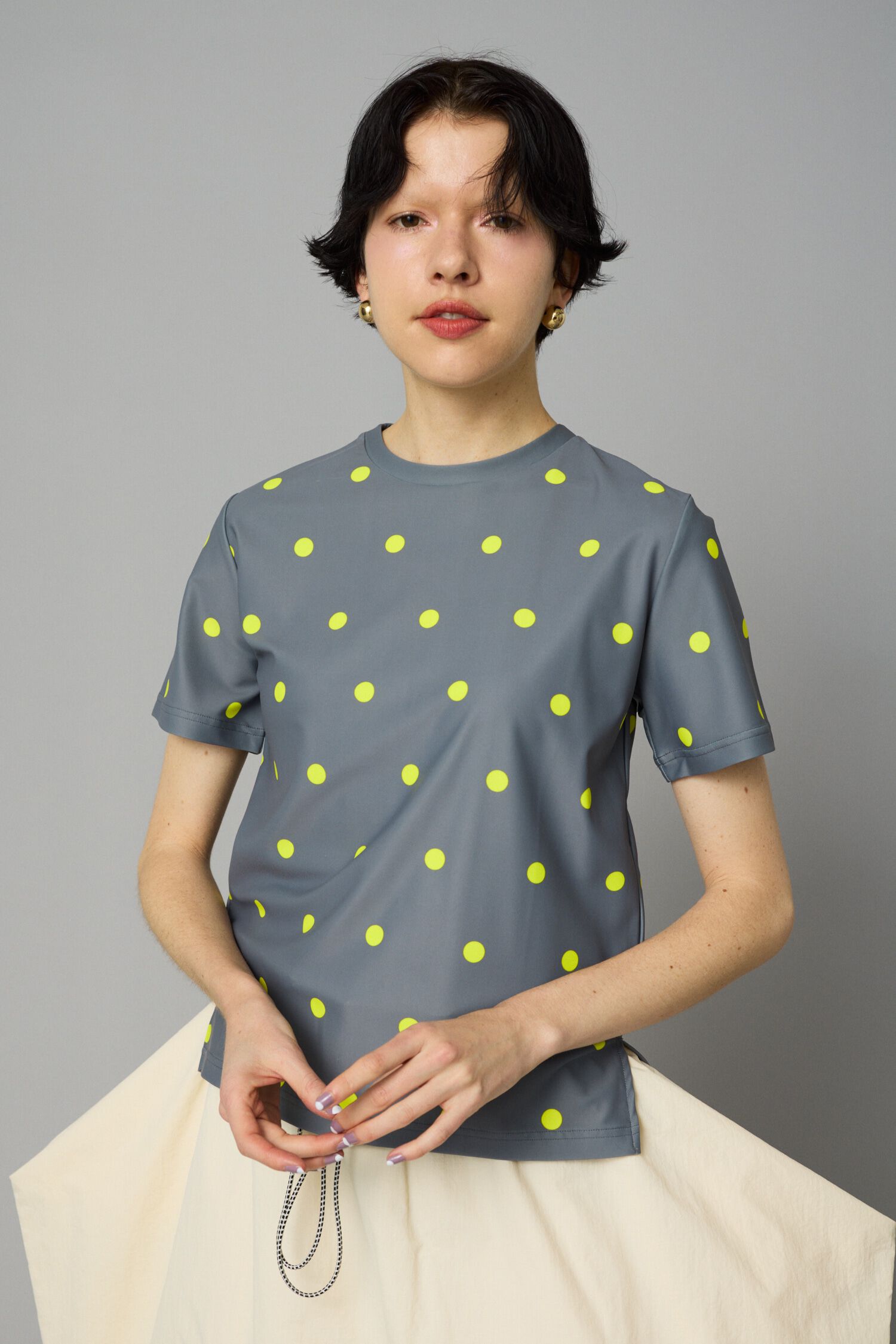 HeRIN.CYE「Conpact cut tops」|Tシャツ・カットソー|GRY