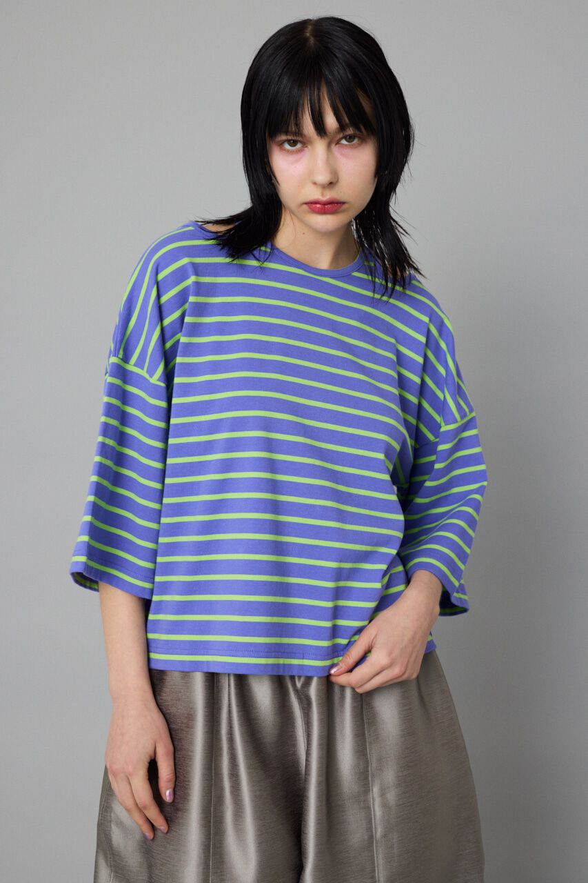 HeRIN.CYE「Shoulder slit box tops」|Tシャツ・カットソー|PUR