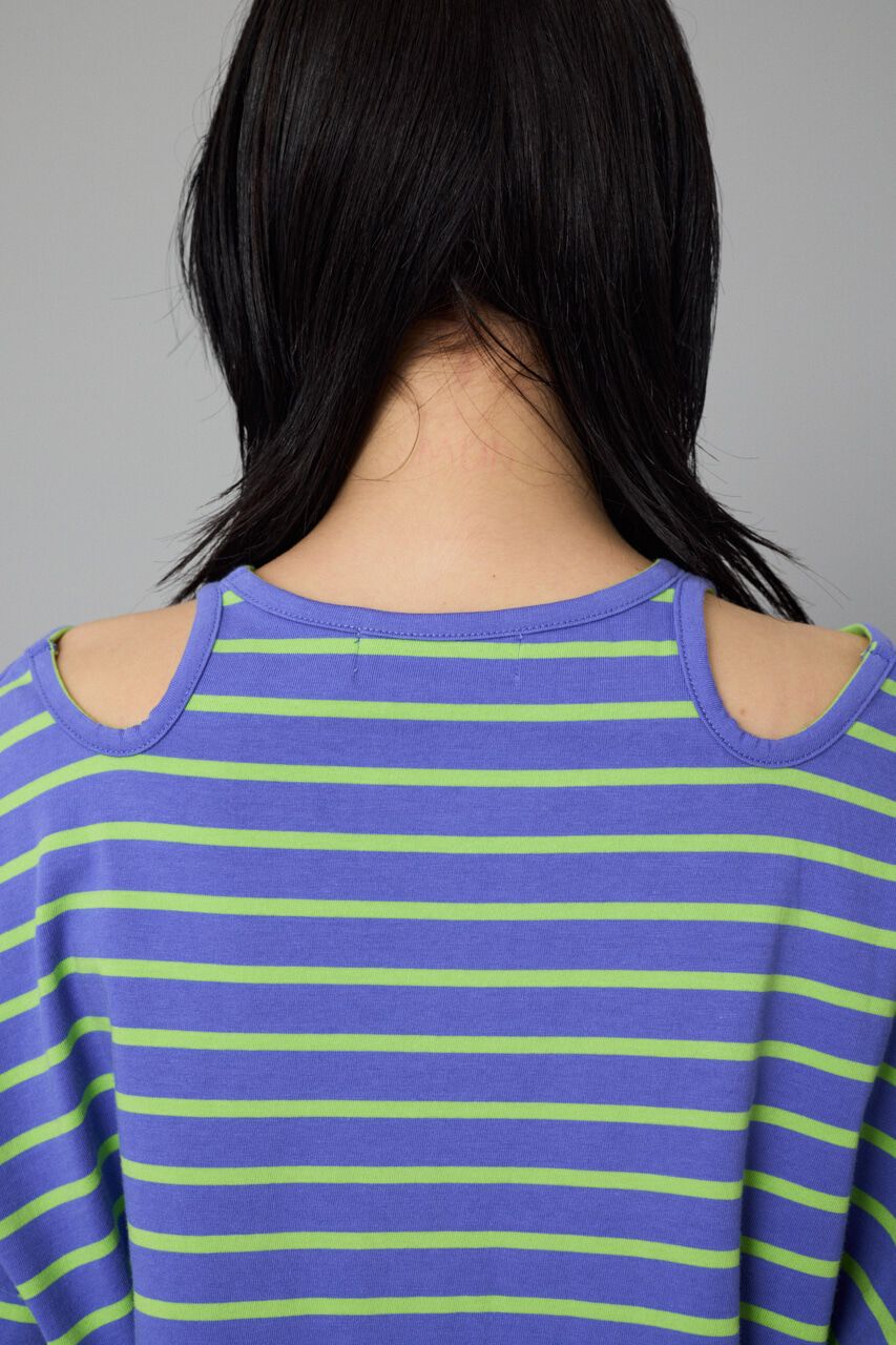 HeRIN.CYE「Shoulder slit box tops」|Tシャツ・カットソー|