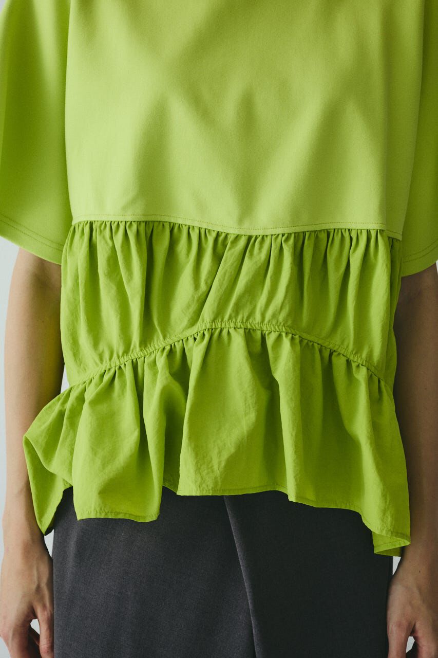 HeRIN.CYE「Frill A-line cut tops」|Tシャツ・カットソー|