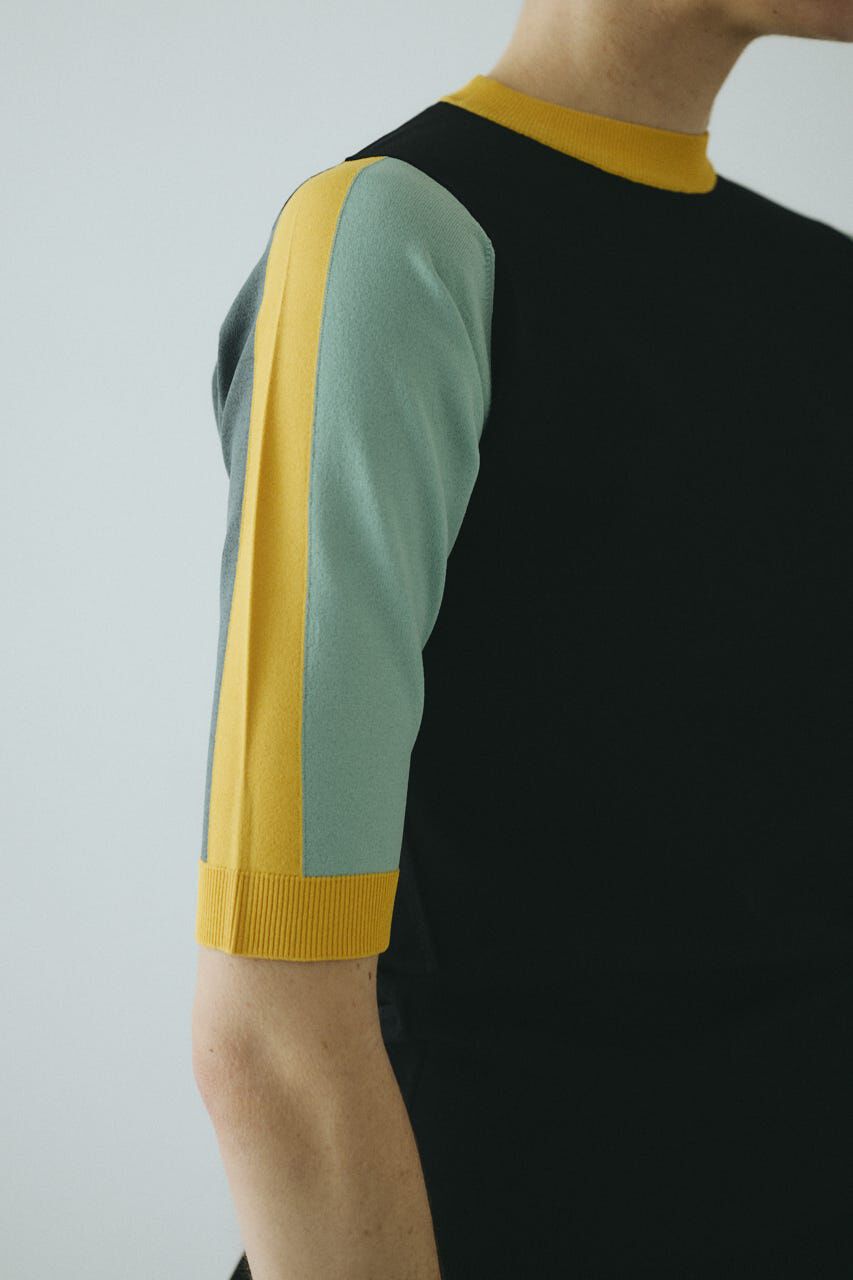HeRIN.CYE「Color block knit tops」|ニット・セーター|