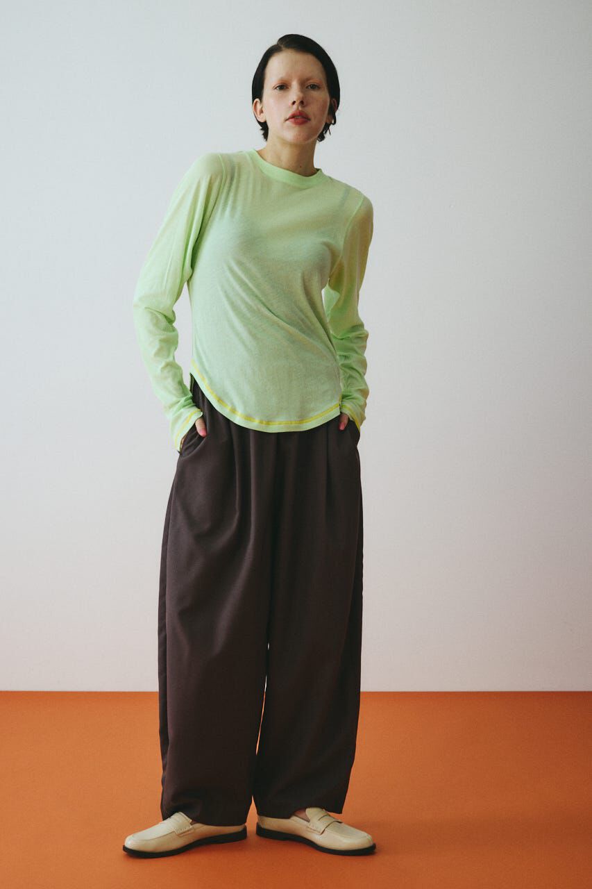 HeRIN.CYE「Sheer mellow tops」|Tシャツ・カットソー|