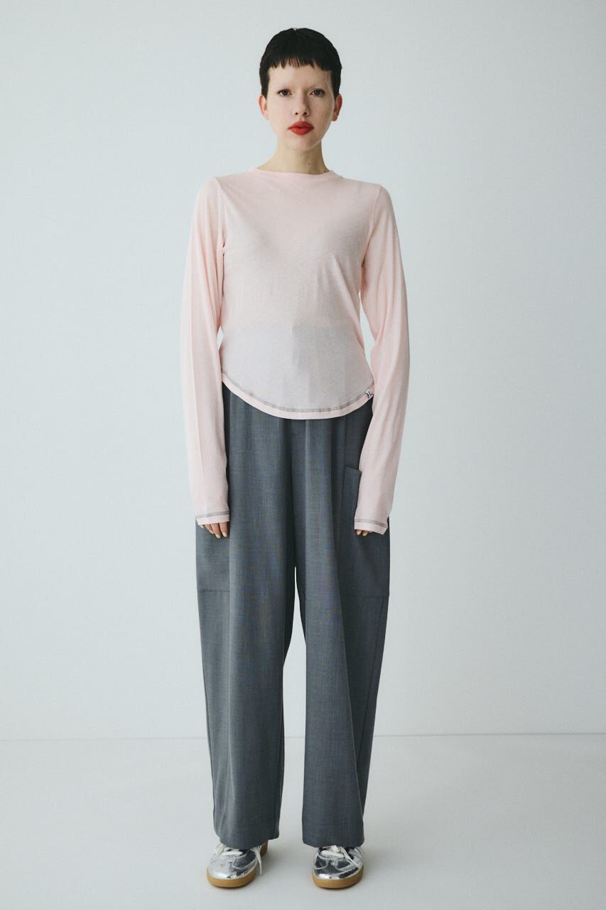 HeRIN.CYE「Sheer mellow tops」|Tシャツ・カットソー|