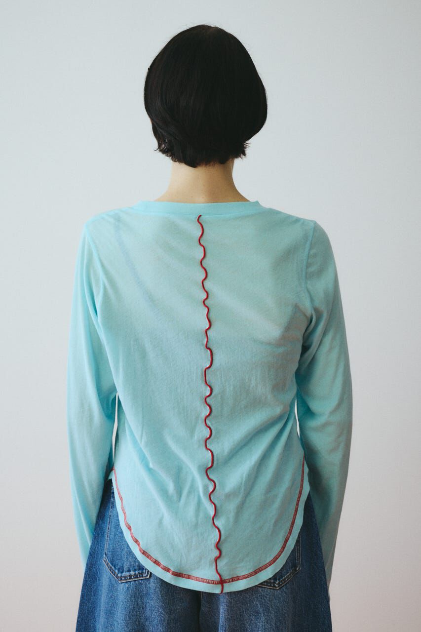 HeRIN.CYE「Sheer mellow tops」|Tシャツ・カットソー|