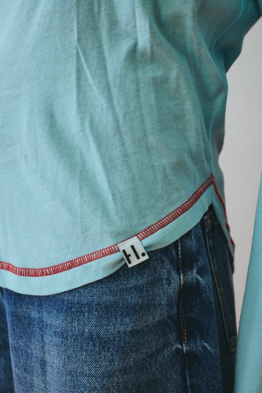 HeRIN.CYE「Sheer mellow tops」|Tシャツ・カットソー|