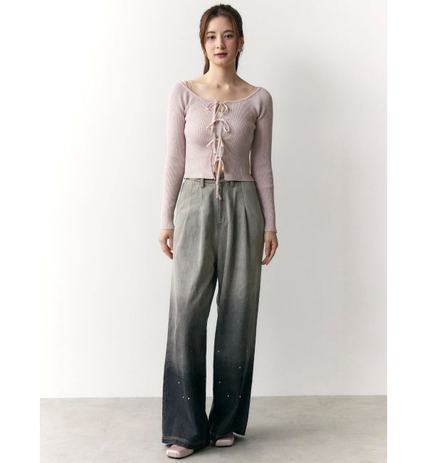 CALNAMUR「グラデーションデニムパンツ」|その他|