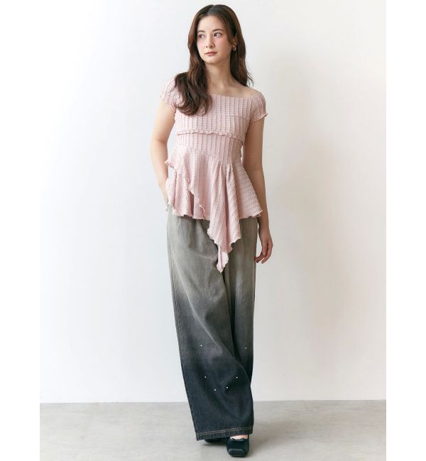 CALNAMUR「グラデーションデニムパンツ」|その他|