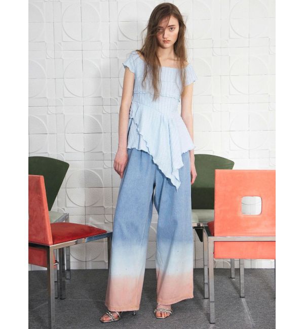 CALNAMUR「グラデーションデニムパンツ」|その他|