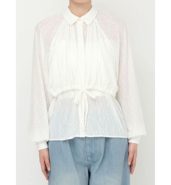 CALNAMUR「ギャザーラグランブラウス」|シャツ・ブラウス|