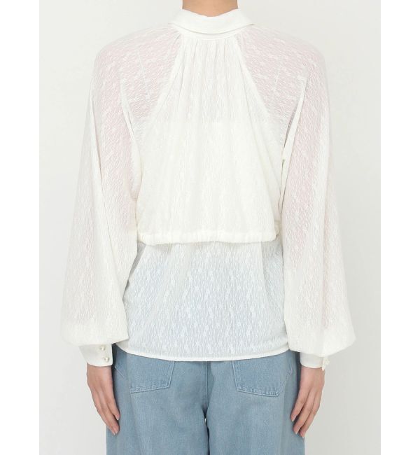 CALNAMUR「ギャザーラグランブラウス」|シャツ・ブラウス|