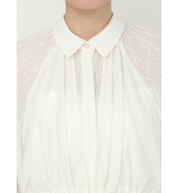 CALNAMUR「ギャザーラグランブラウス」|シャツ・ブラウス|