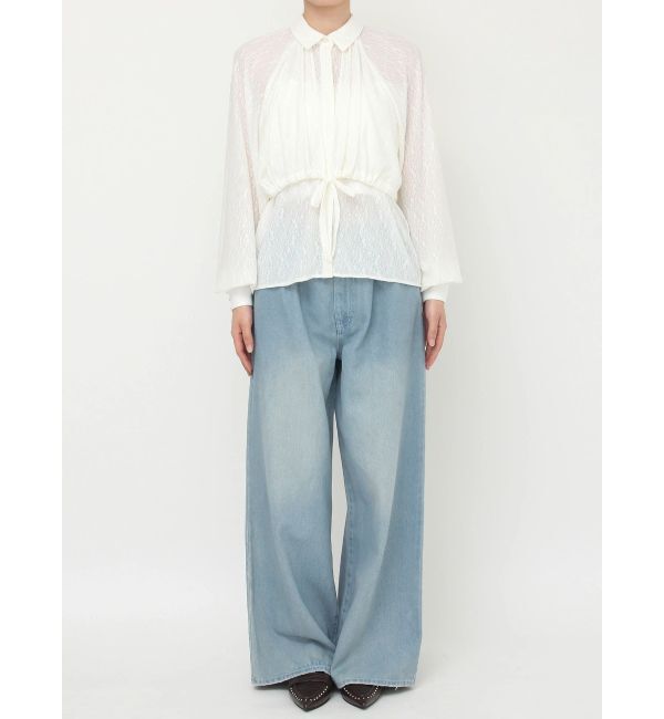 CALNAMUR「ギャザーラグランブラウス」|シャツ・ブラウス|