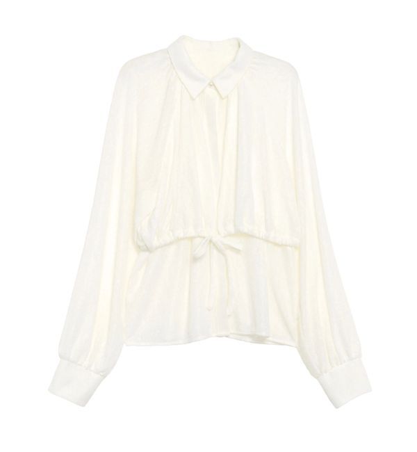 CALNAMUR「ギャザーラグランブラウス」|シャツ・ブラウス|