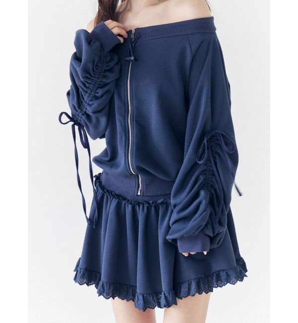 CALNAMUR「2wayスウェットミニスカート」|スカート|