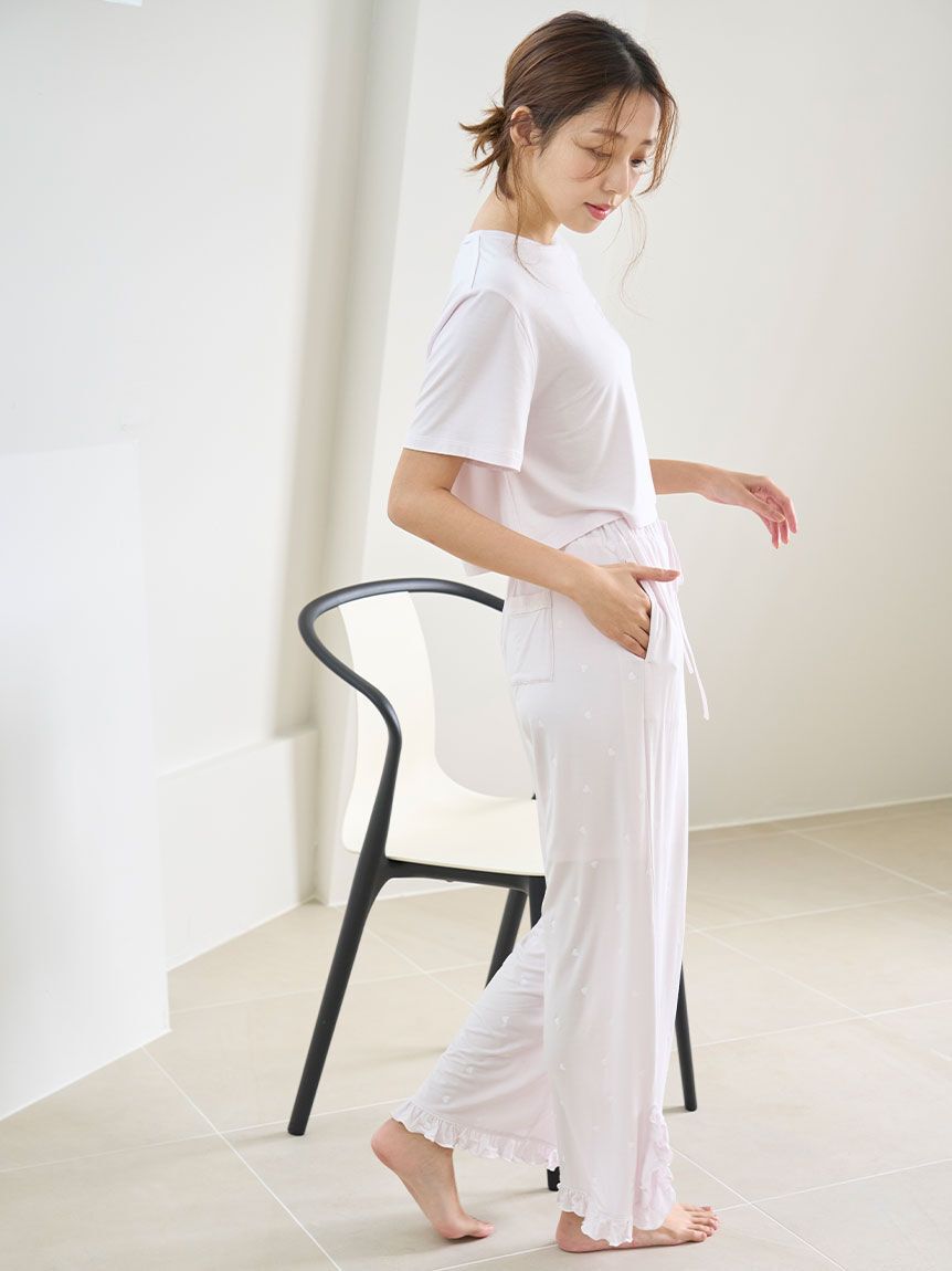 SNIDEL HOME「【接触冷感】カットレーヨンロングパンツ」|ルームウェア|