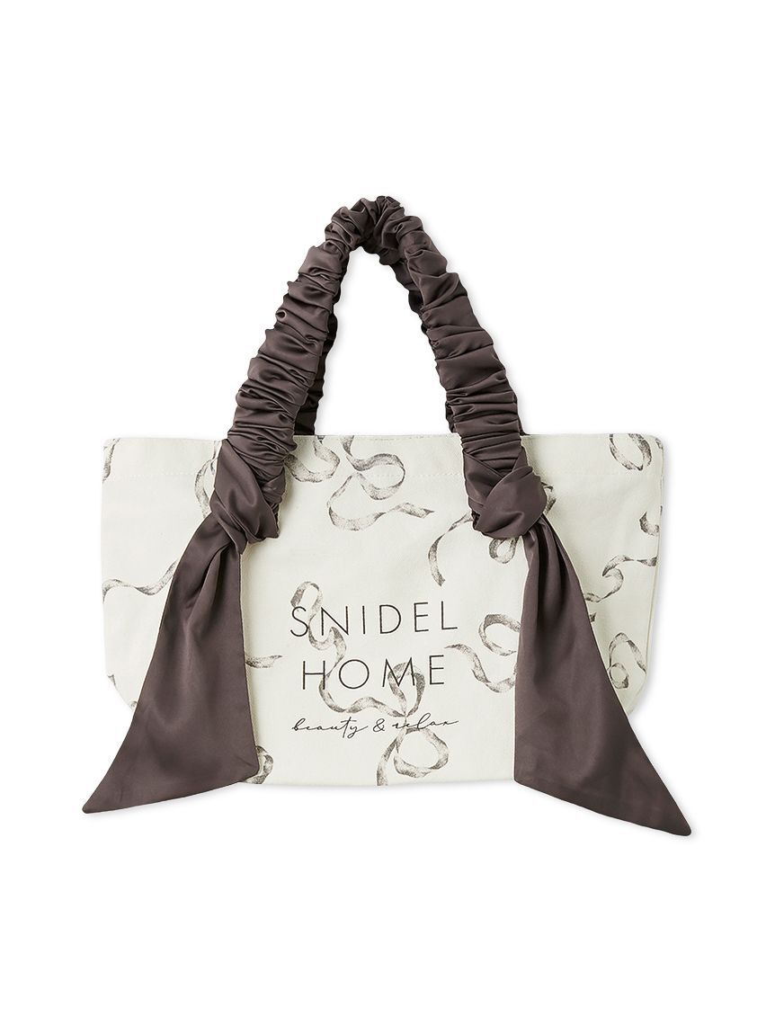 SNIDEL HOME「オーガニックキャンバストート-SMALL-（RIBBON）」|トートバッグ|DBRW