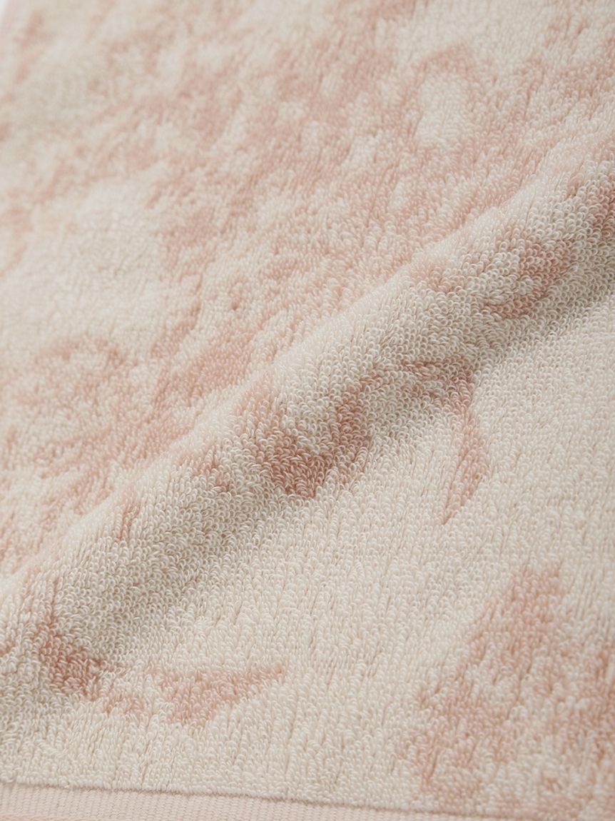 SNIDEL HOME「リボン花柄ジャガードフェイスタオル」|タオル|