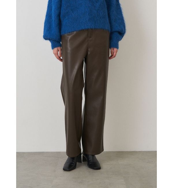 ELENDEEK「WIDE STRAIGHT LEATHER PT」|その他|