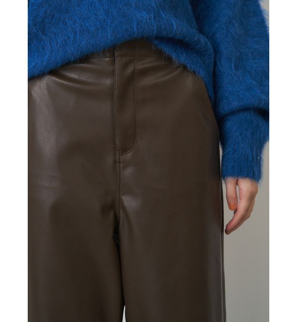 ELENDEEK「WIDE STRAIGHT LEATHER PT」|その他|
