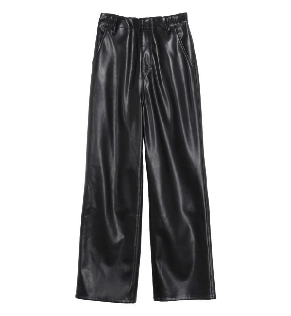 ELENDEEK「WIDE STRAIGHT LEATHER PT」|その他|