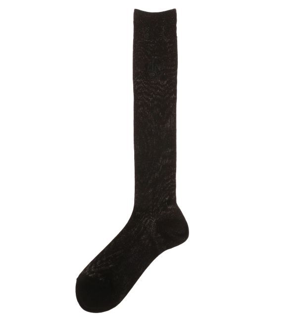 RESEXXY「【RESEXXY&times;靴下屋】刺繍ラメリブハイソックス」|ソックス|